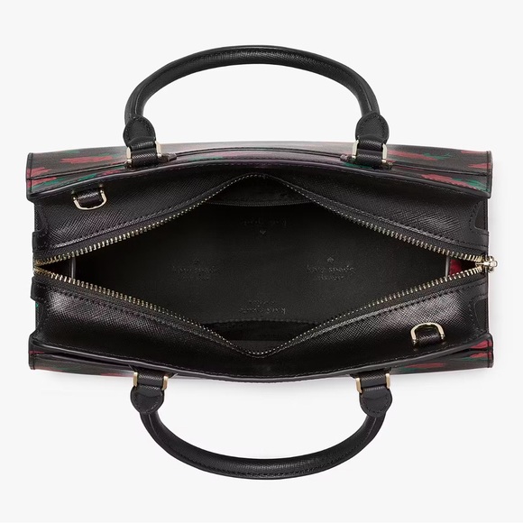 NWT💃Kate Spade Bundle Madison Rose Toss Printed Medium Satchel and Wallet Set - Picture 6 of 10